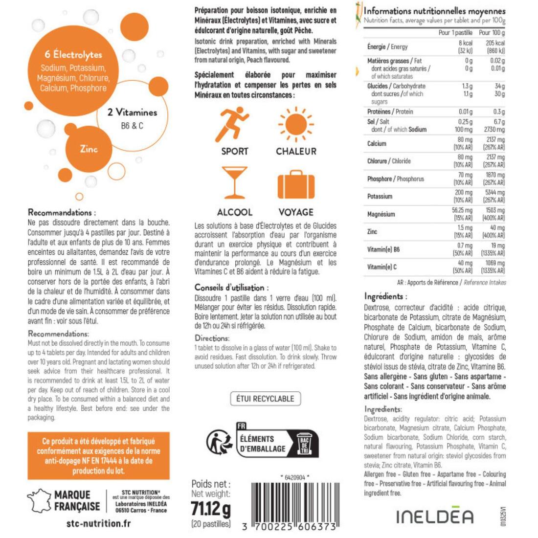 REU-STC HYDRA + 20 PASTILLES GOUT PECHE