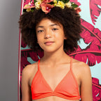rose corail fluo