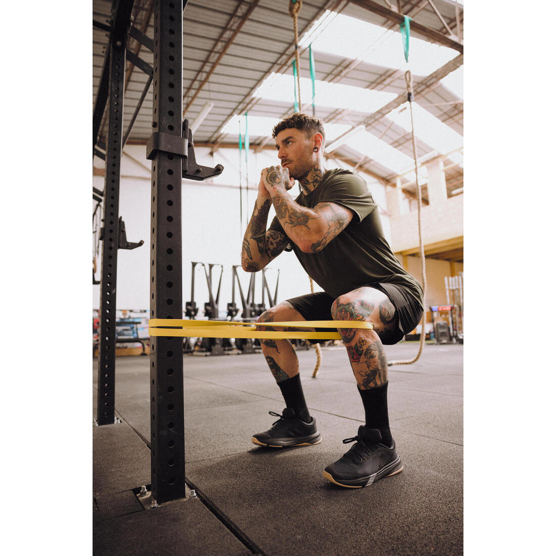 Chaussures de fitness et training flexibilité et stabilité, homme, Energy noir