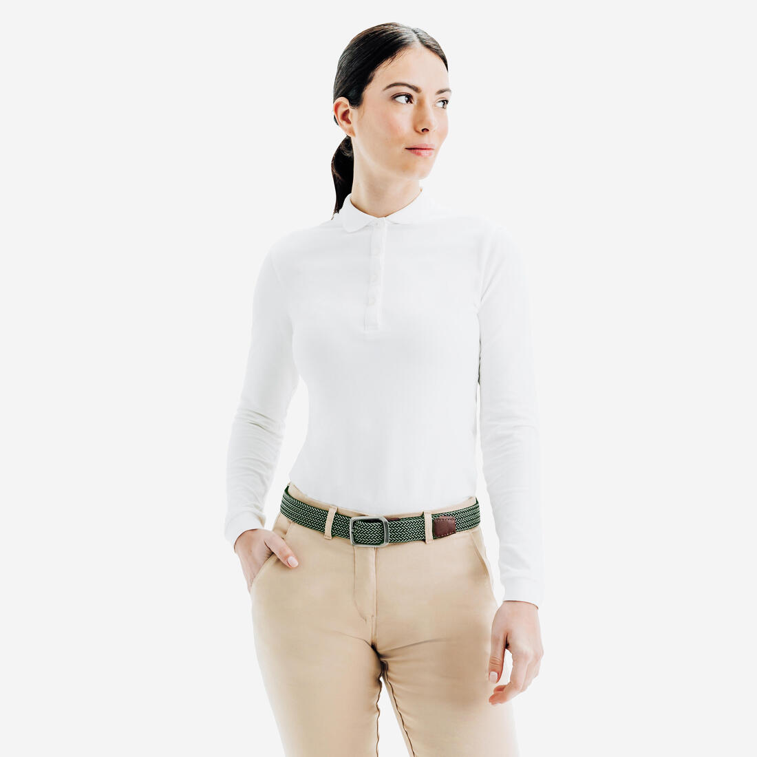 Ceinture golf tressée élastique & extensible