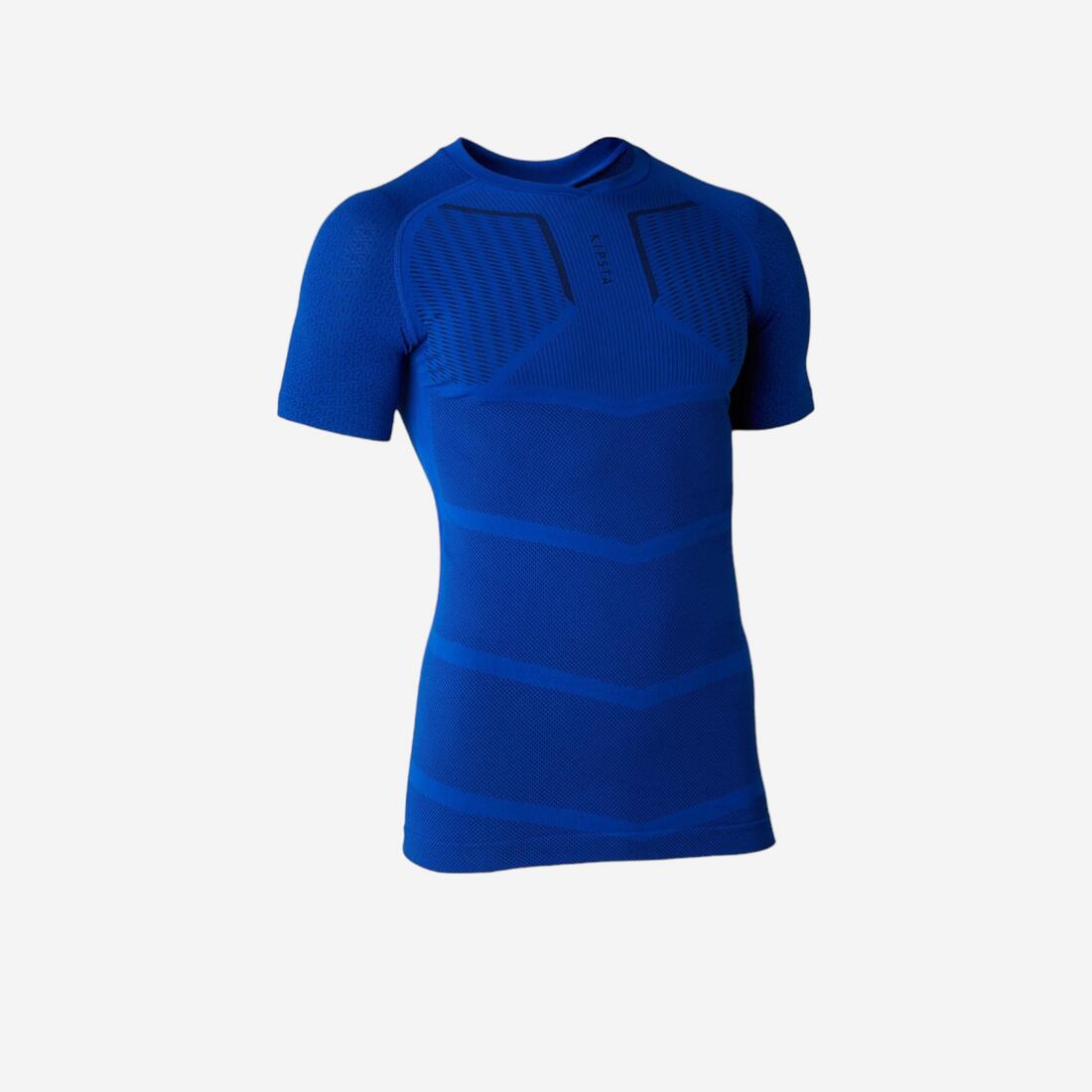 SOUS-VETEMENT THERMIQUE HAUT MANCHES COURTES  ADULTE GRIS KEEPDRY 500