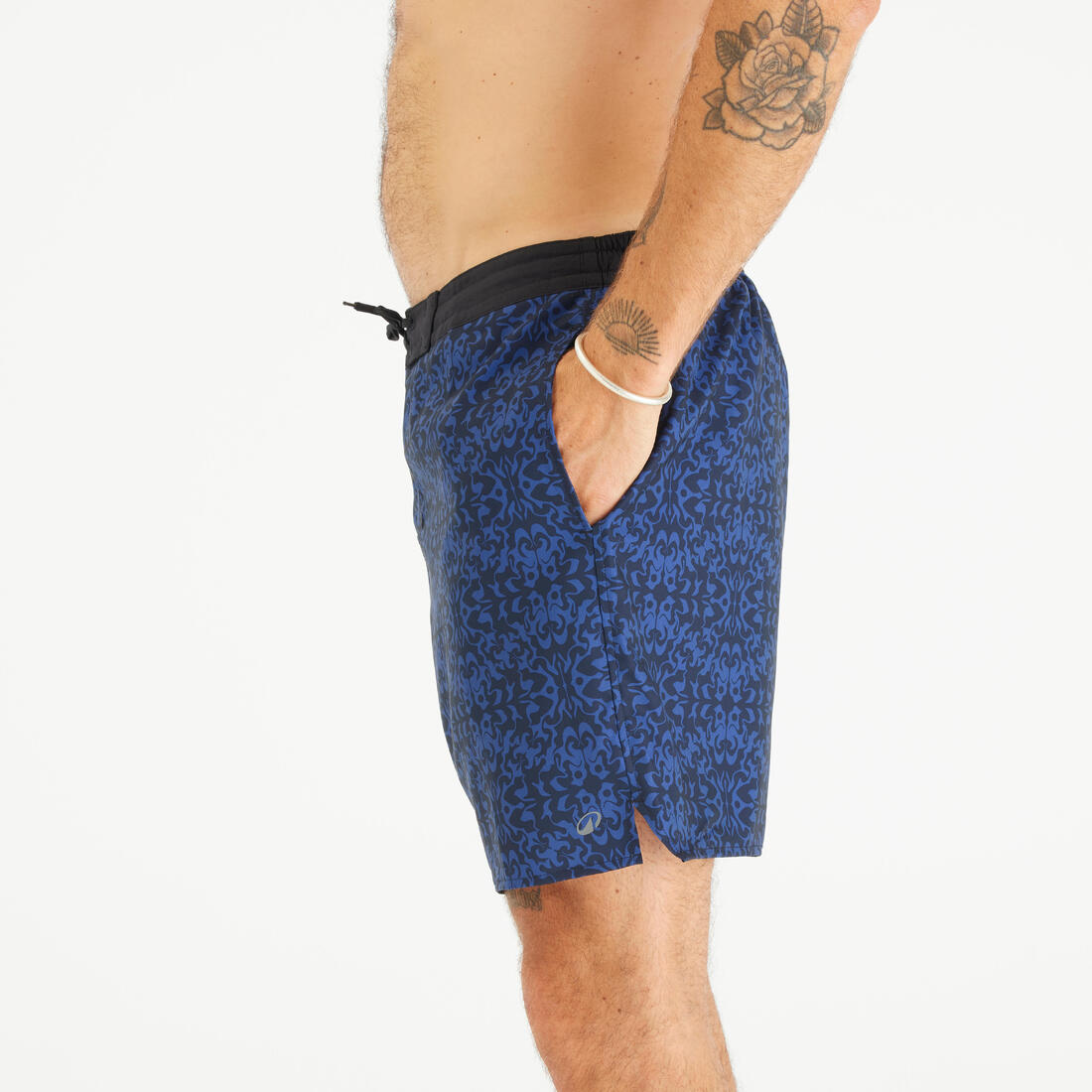Boardshort surf short de bain mi-long 18'' homme, 100 Supagirl