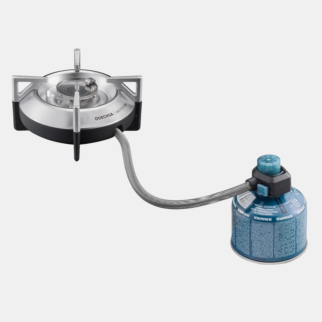 Réchaud 500 de camping à gaz déporté 1 feu compact avec allumage piezo - 3500W