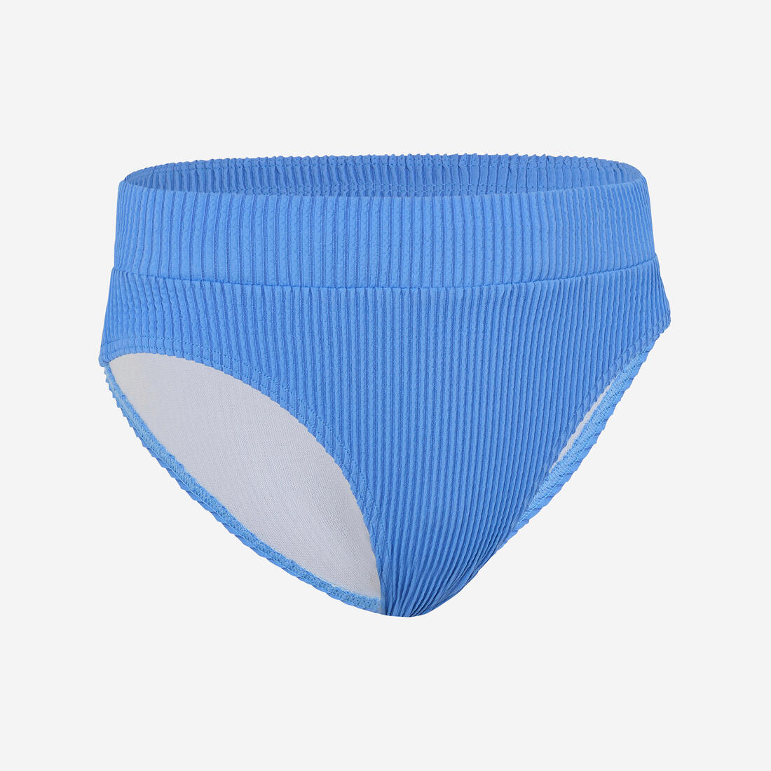 BAS DE MAILLOT DE BAIN TAILLE HAUTE BAO LAVANDE FILLE 500 – bleu lavande
