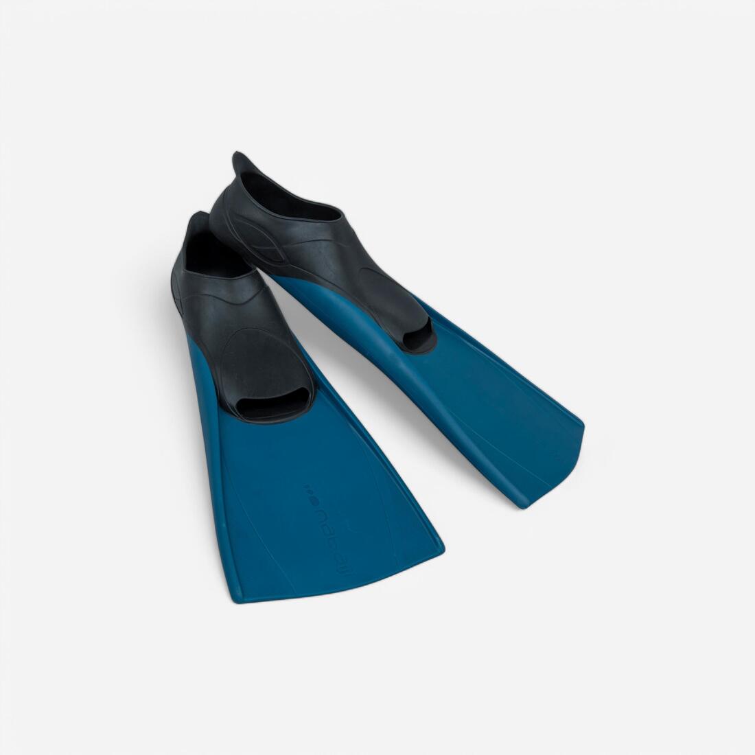 Palmes de Natation Trainfins 500 – bleu de prusse
