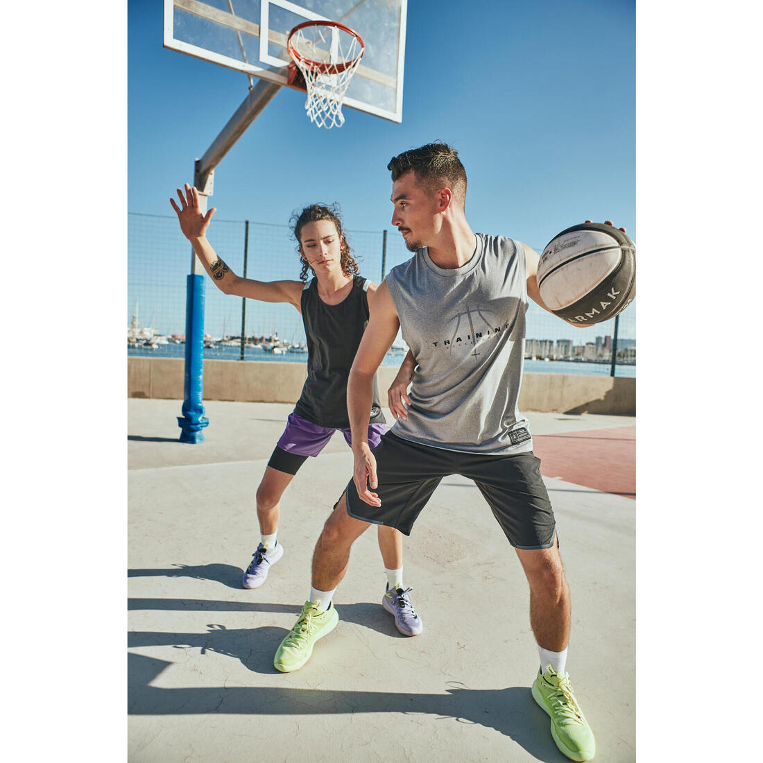 MAILLOT DE BASKETBALL SANS MANCHE HOMME/FEMME - TS500