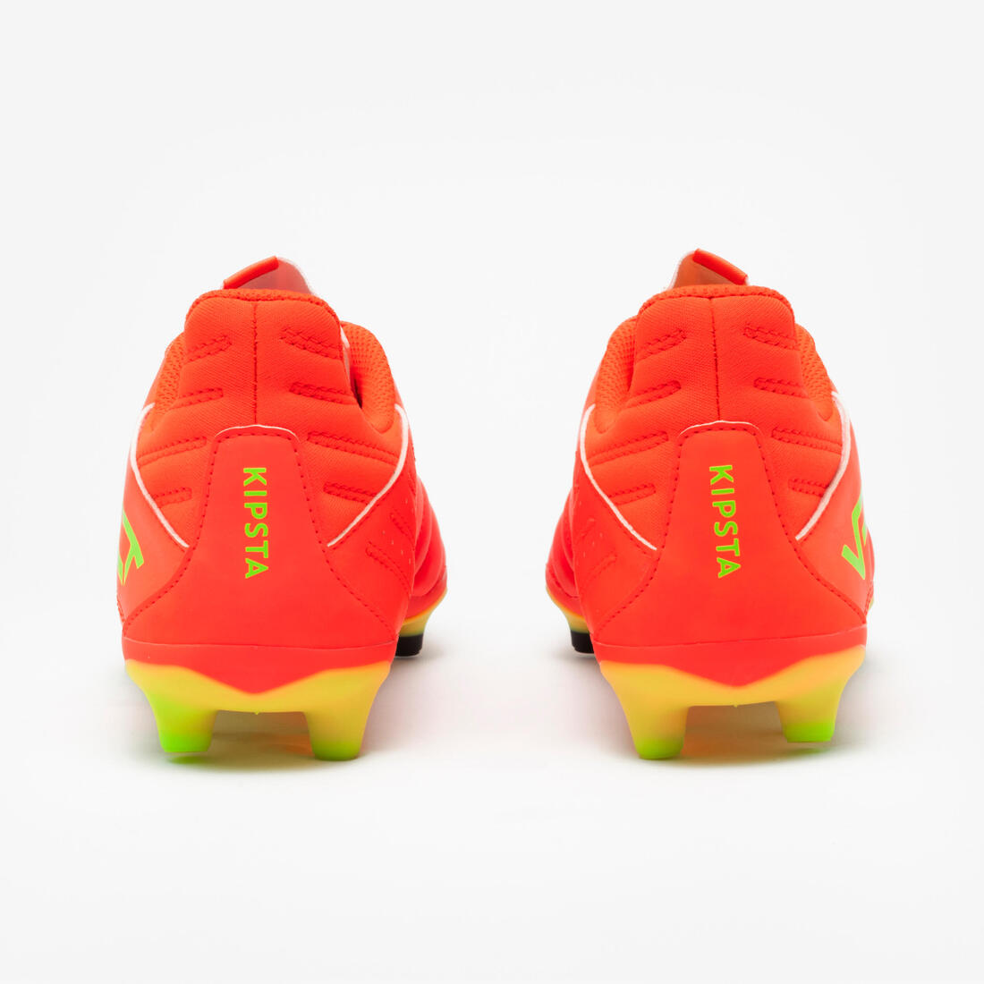 CHAUSSURES DE FOOTBALL ENFANT EN CUIR ET A LACETS VIRALTO II FG ACID RED