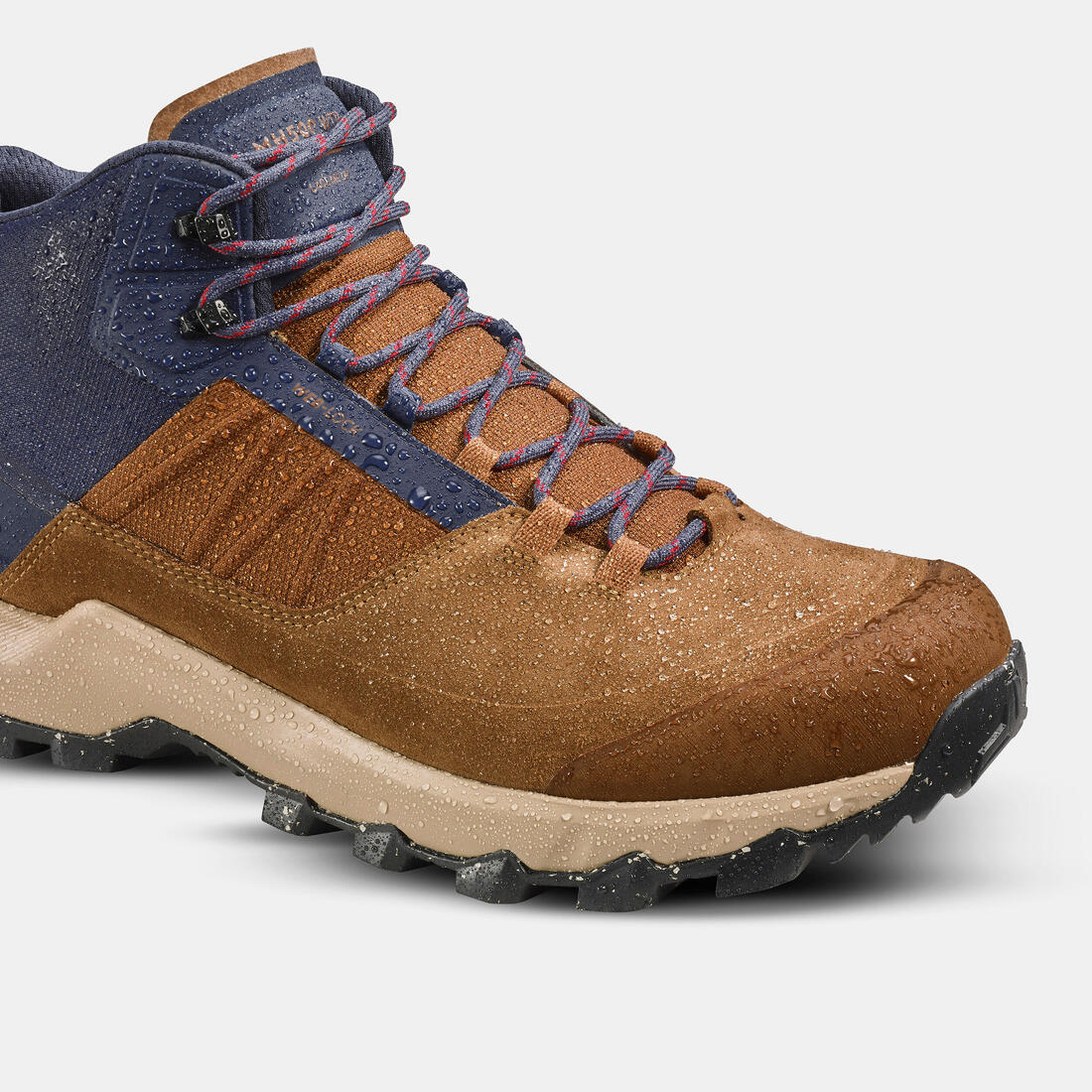Chaussures imperméables de randonnée montagne - mh500 mid - homme