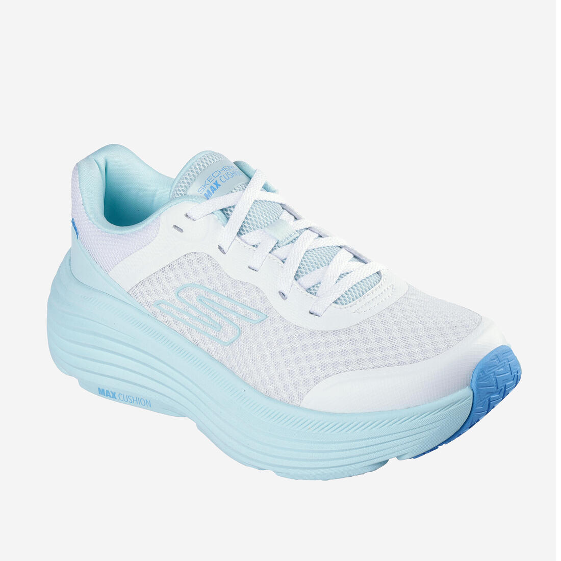 Basket femme, Skechers Max cushioning, bleu