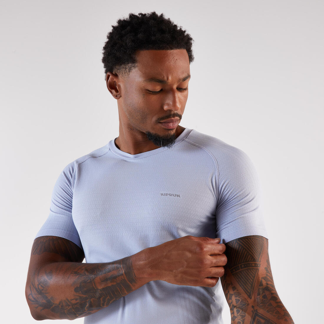T-SHIRT DE RUNNING 500 CONFORT SLIM SANS COUTURES