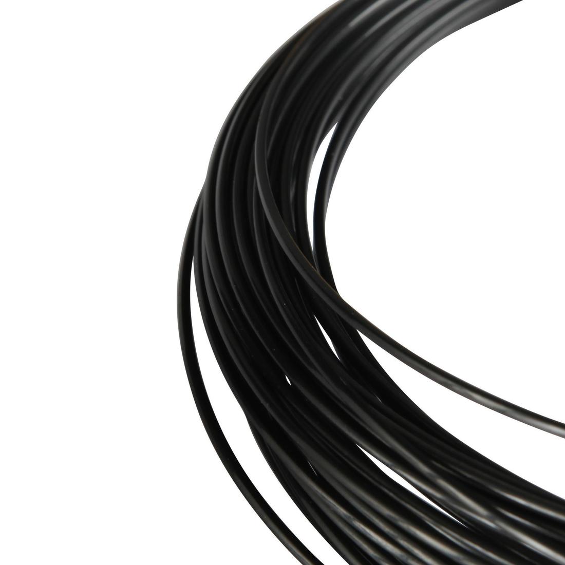 Cordage de tennis monofilament - Tecnifibre black code 1.24mm noir 12 m.