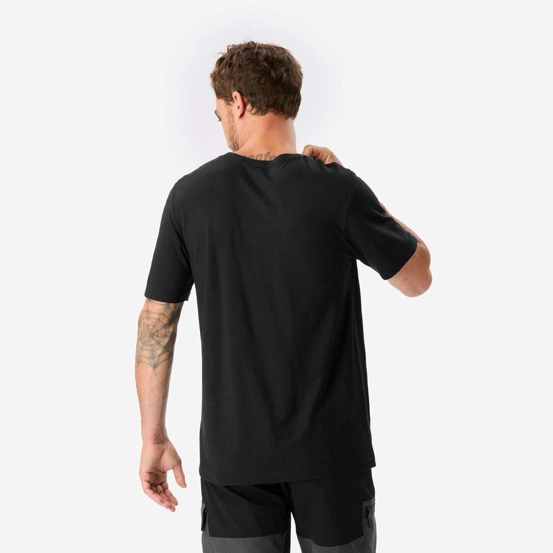 T-shirt manches courtes 100 % laine mérinos homme, Merino 100%