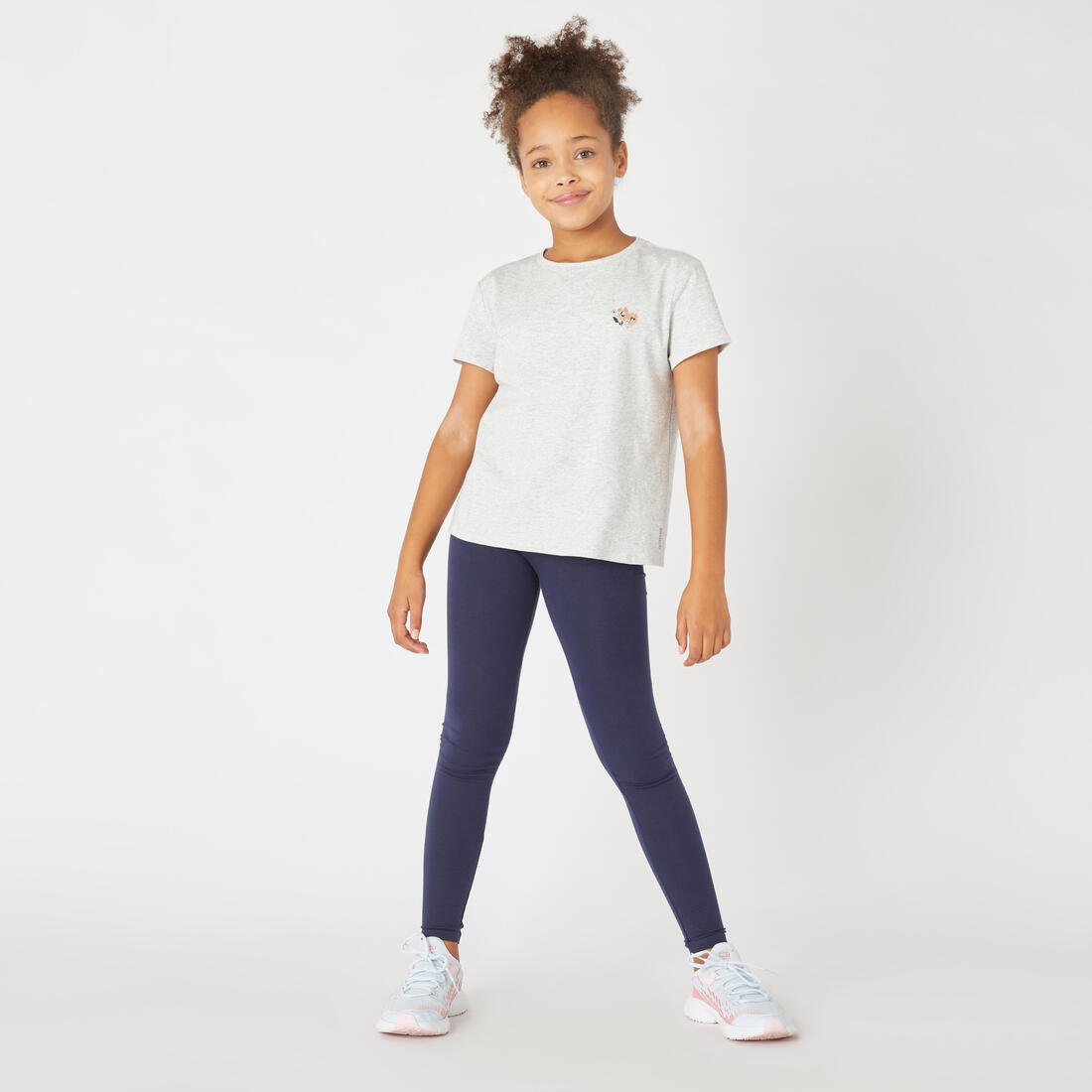 Legging fille coton - Basique noir