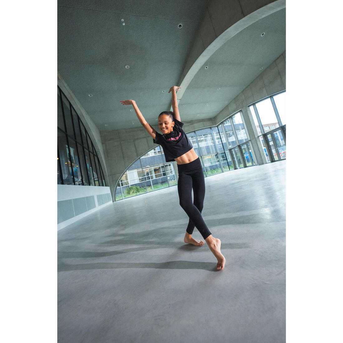 T-shirt danse modern jazz crop top fille