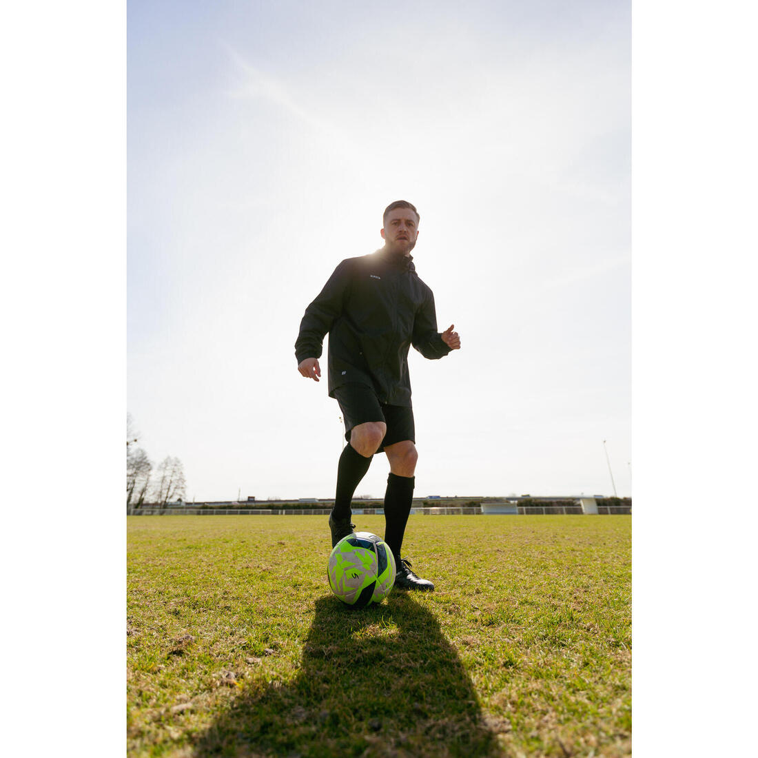 Coupe-pluie de football viralto club noir
