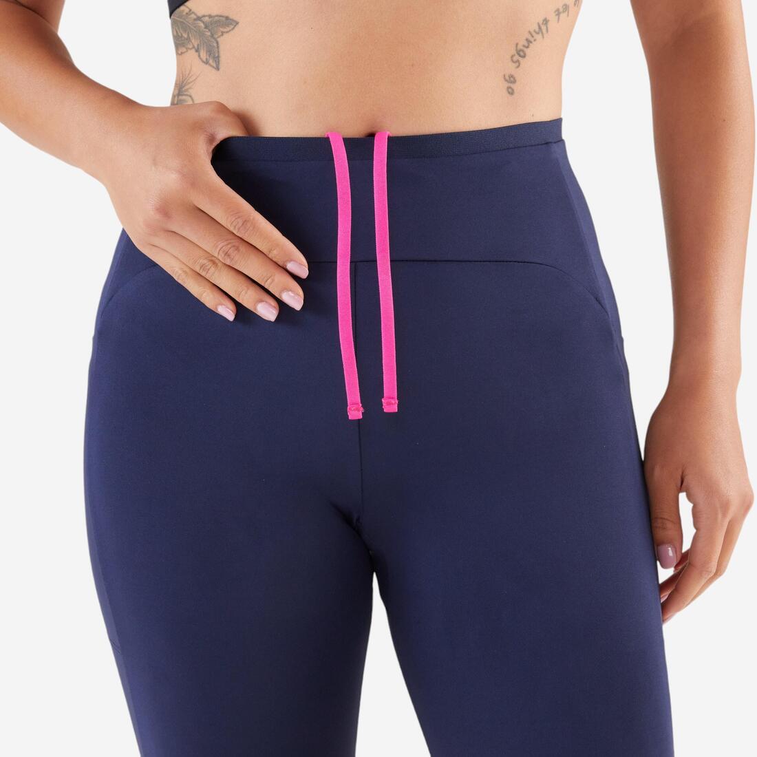 Legging court de running respirant Femme - KIPRUN Run 500 Confort