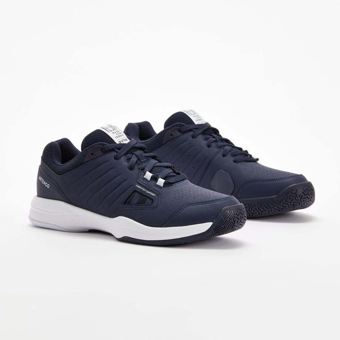 CHAUSSURES DE TENNIS HOMME TS500 MARINE MULTI COURT