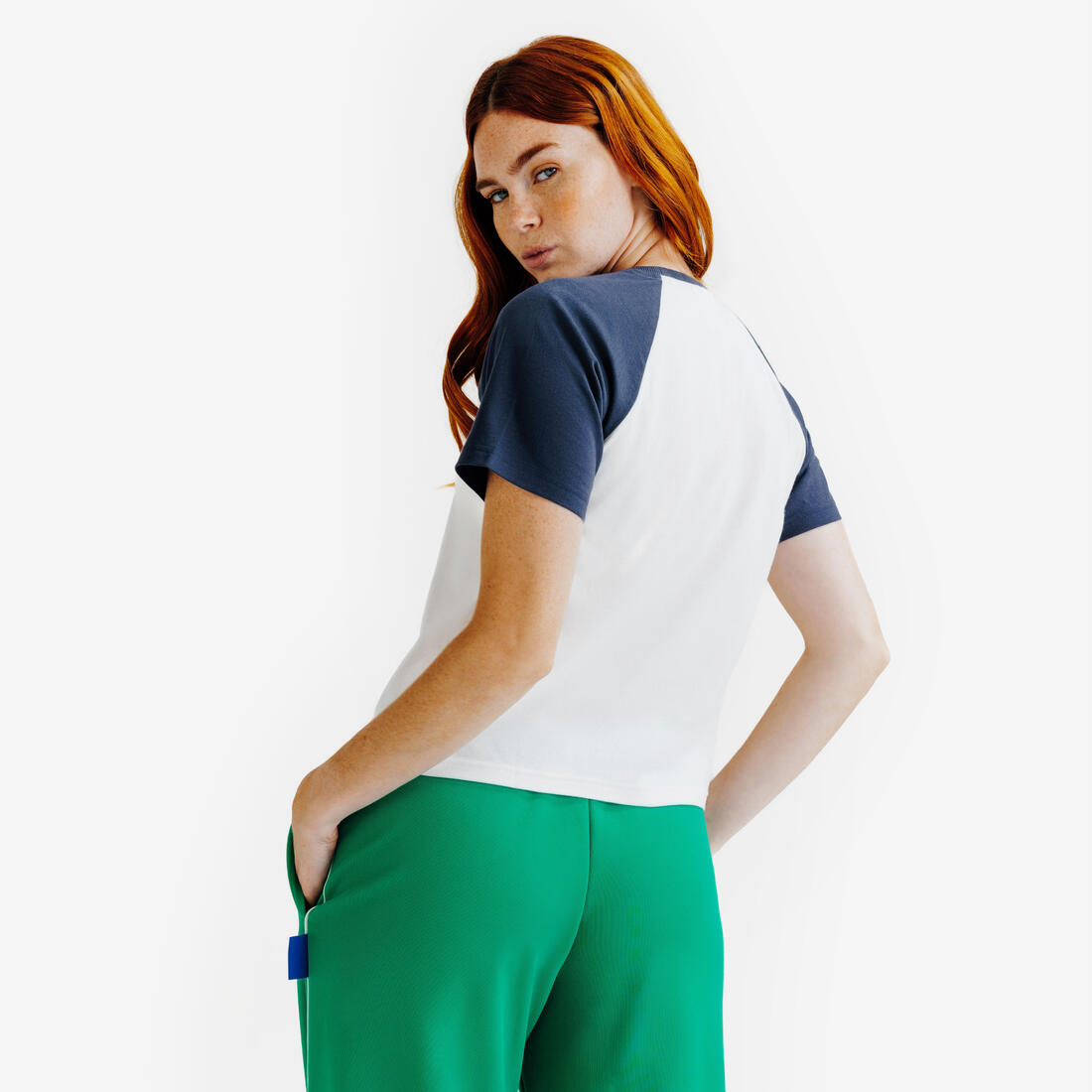 Tee-shirt femme, Heritage, blanc et