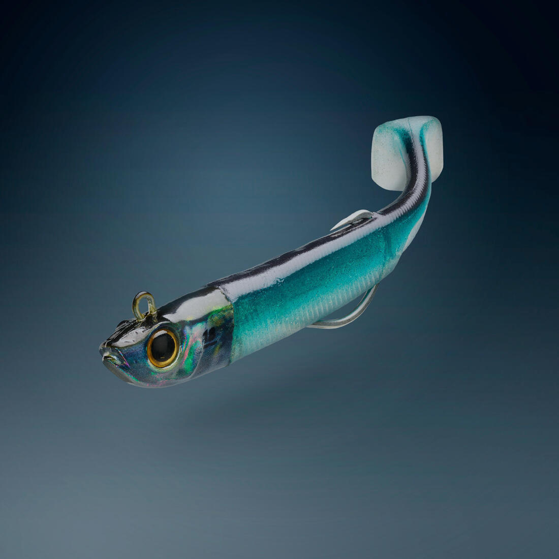 Combo leurres souples shad texan anchois ancho 90 12g ayu en mer