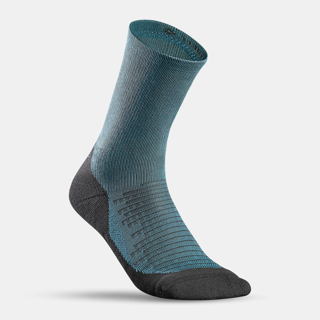 Chaussette Hike 100 High  - Gris et - Lot de 2 paires