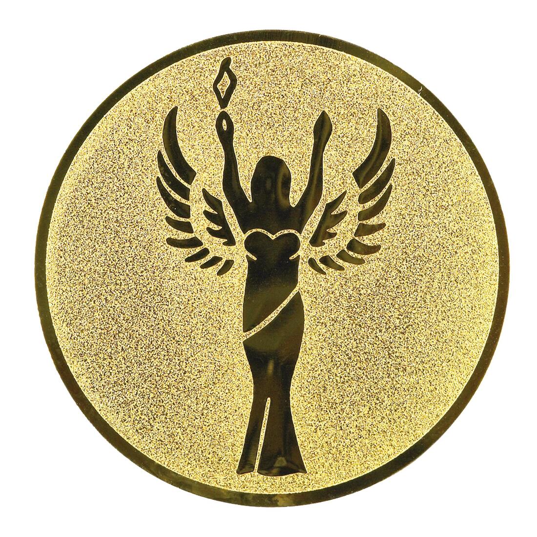 Pastille adhésive personnalisation coupes et médailles victoire or