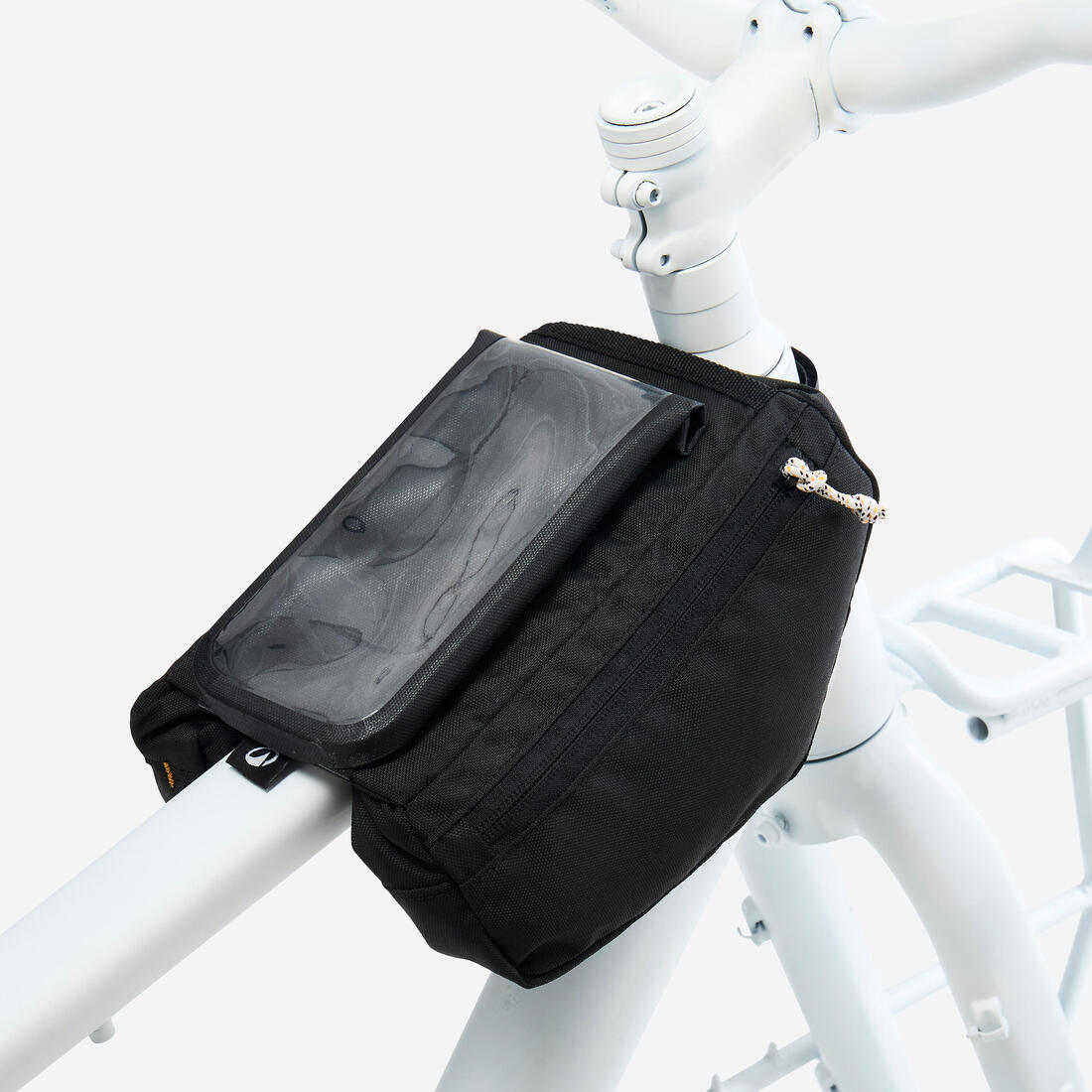 Sacoche de cadre vélo smartphone 2x1L, ACTV 100 noire
