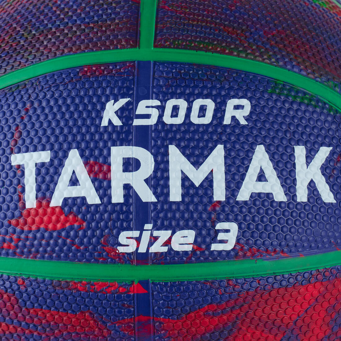Ballon de basketball taille 3 - K500R violet rouge vert
