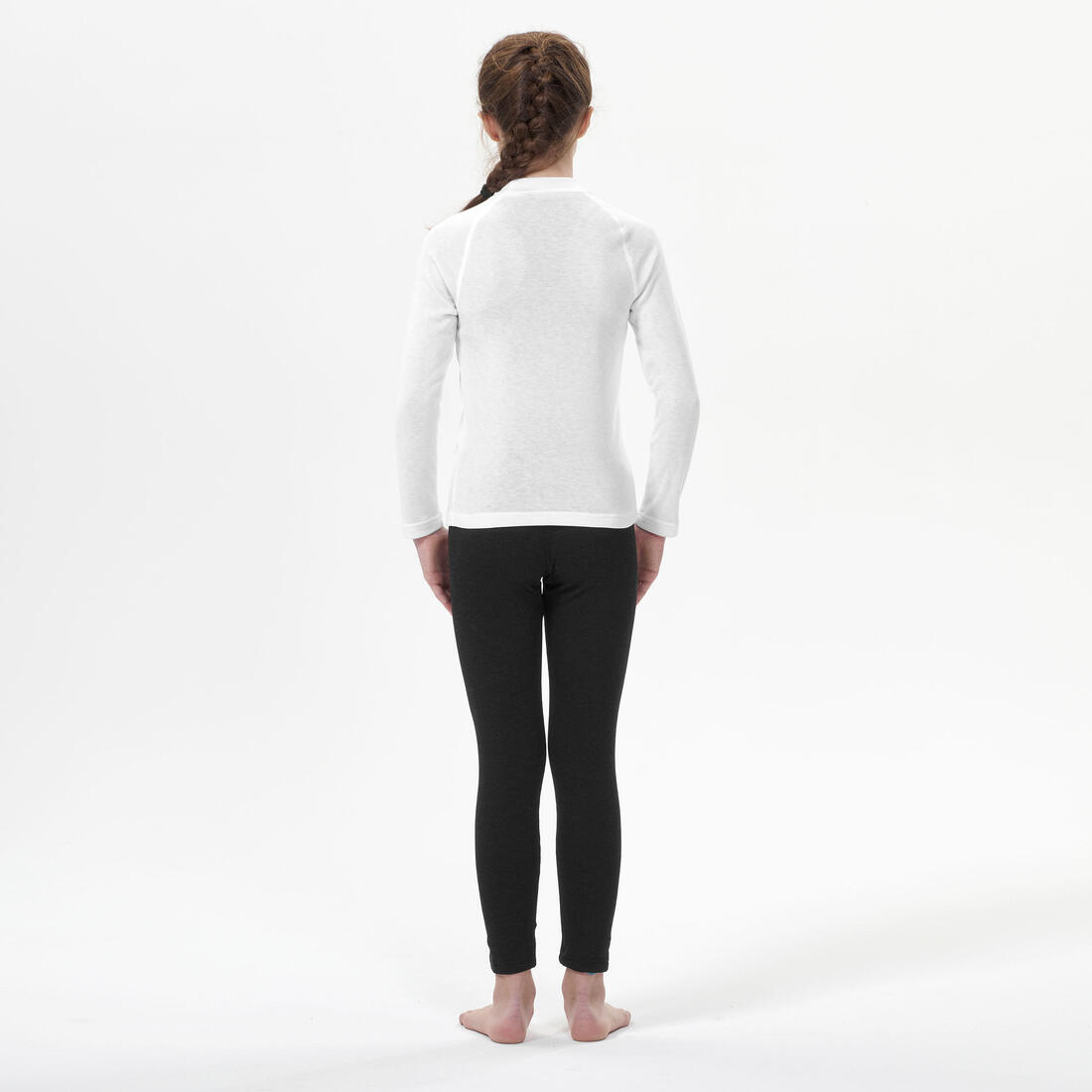 Sous-vêtement pantalon thermique de ski enfant - BL100 bas - noir