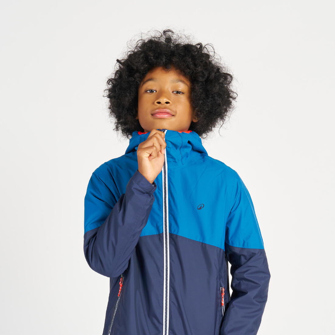 Veste imperméable et coupe vent de voile enfant, 100 navy