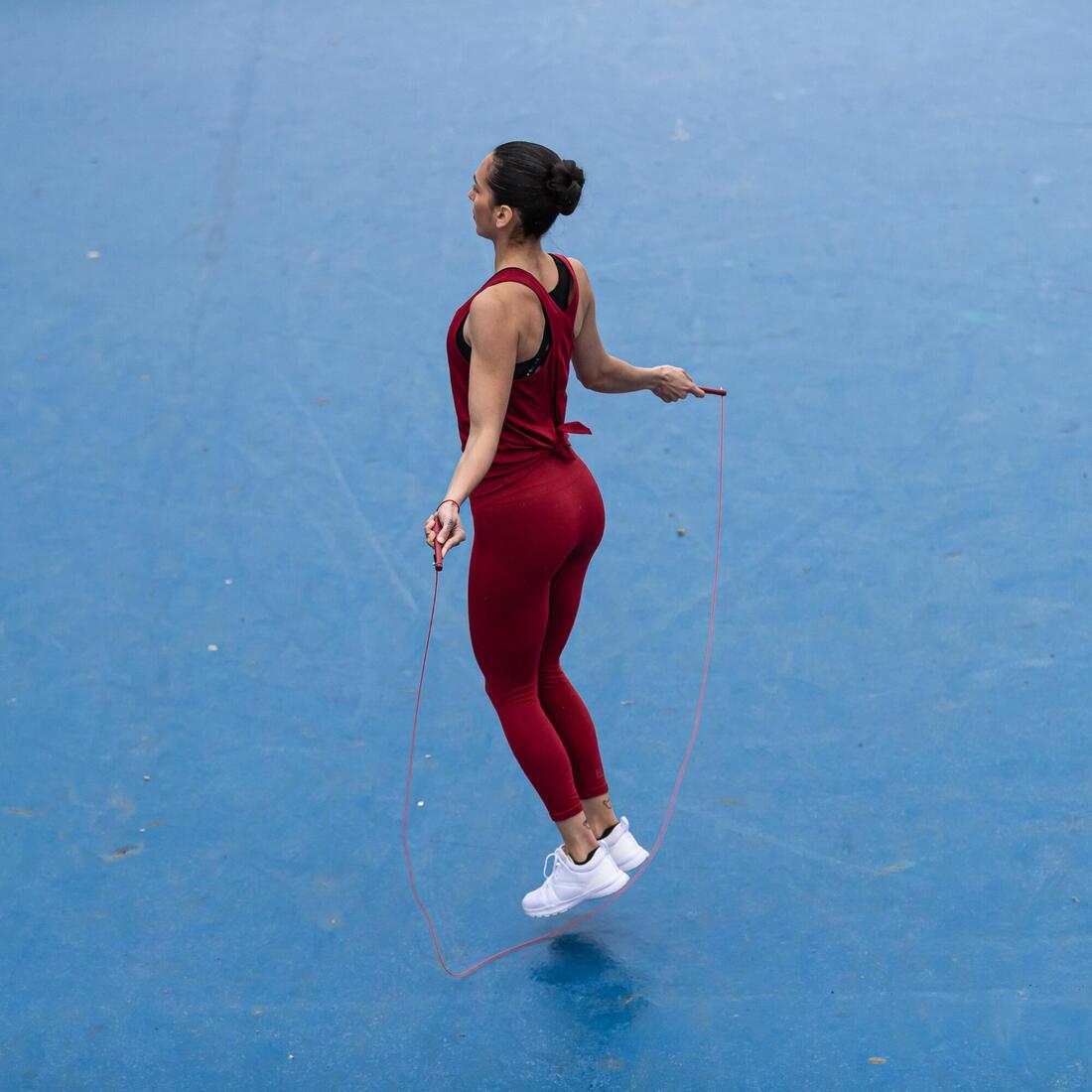 Corde à sauter de cross training vitesse - speed rope noire
