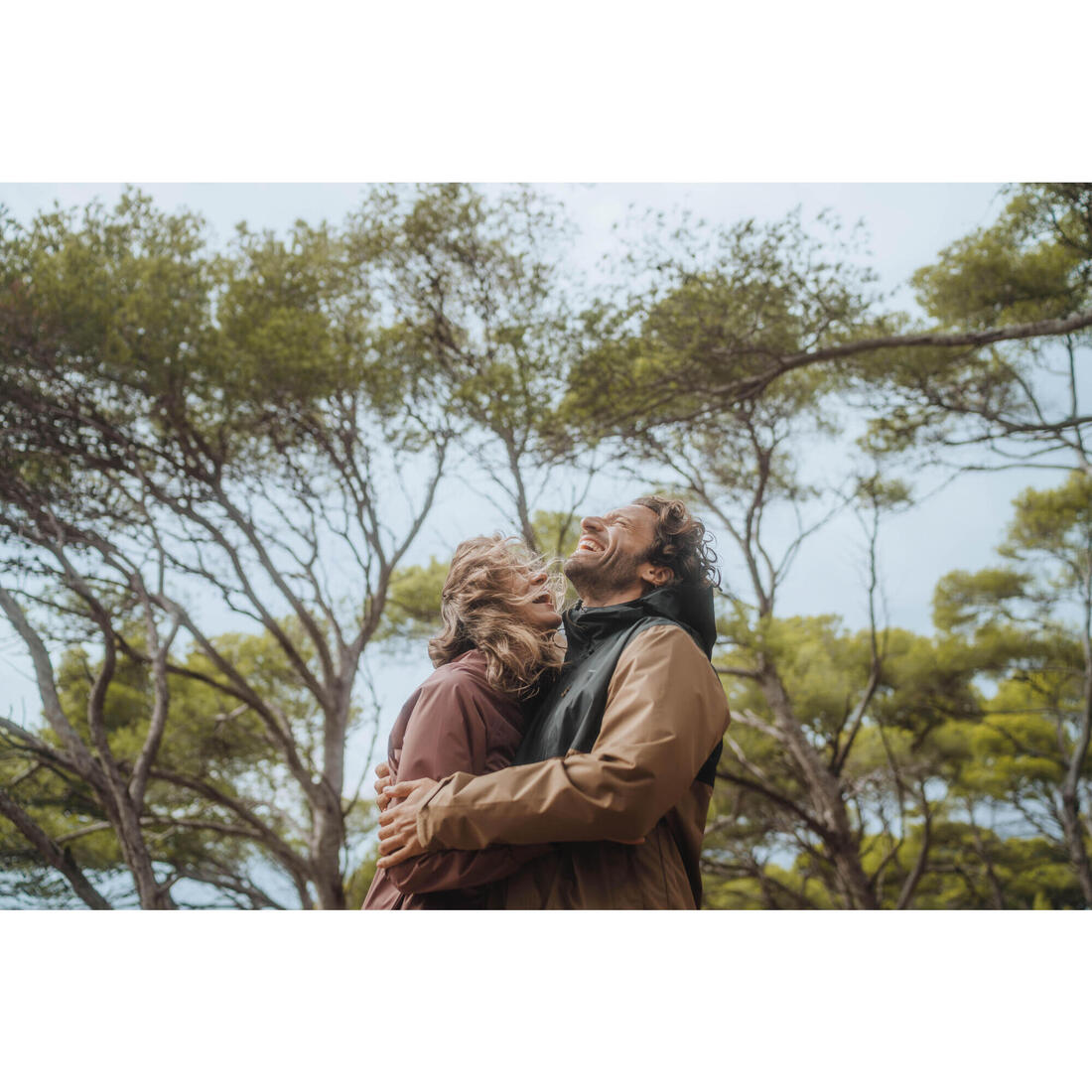 Veste de randonnée imperméable homme, NH500