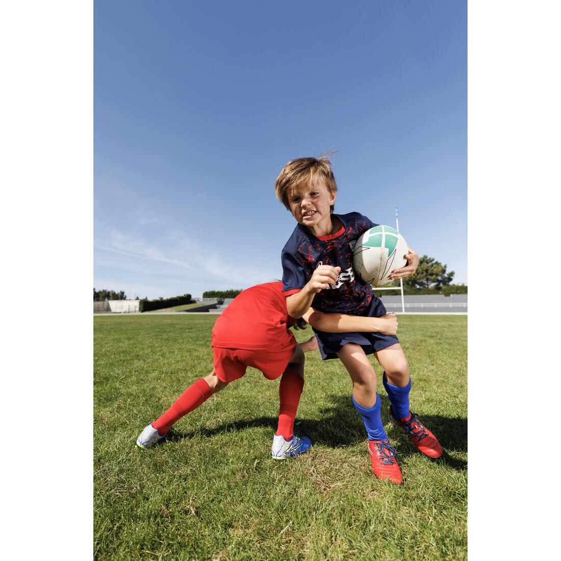 Maillot manches courtes de rugby enfant - r100