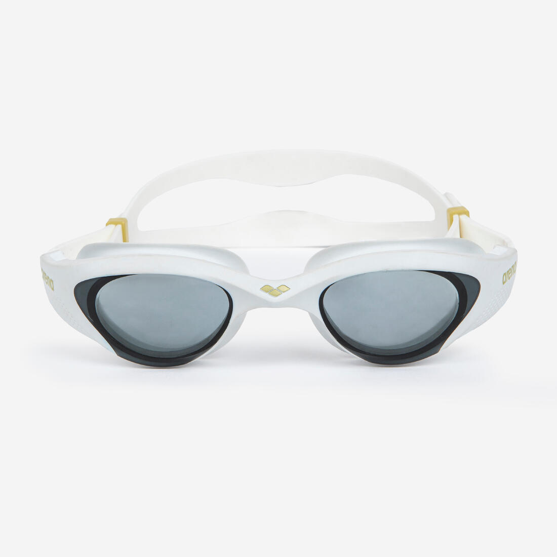 Lunettes de natation verres miroirs Femme - Arena The One blanc