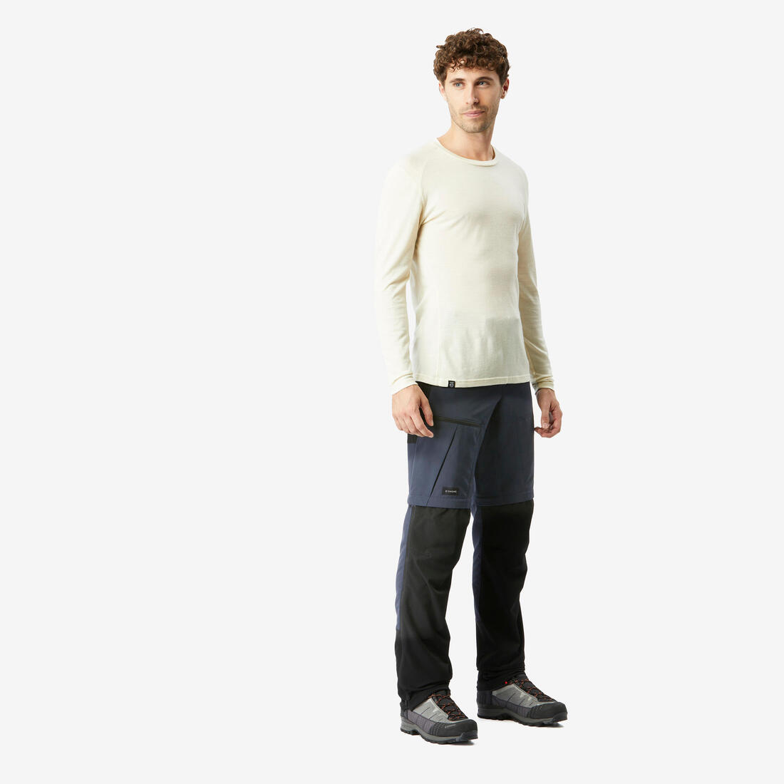 Pantalon de trek modulable 2 en 1 et résistant homme - mt500