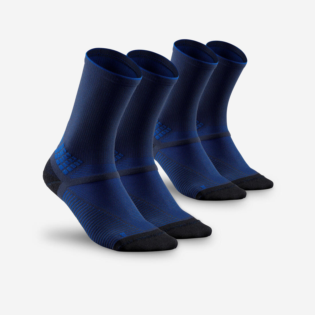 Chaussettes de randonnée hautes (2 paires) adulte, Hike 500