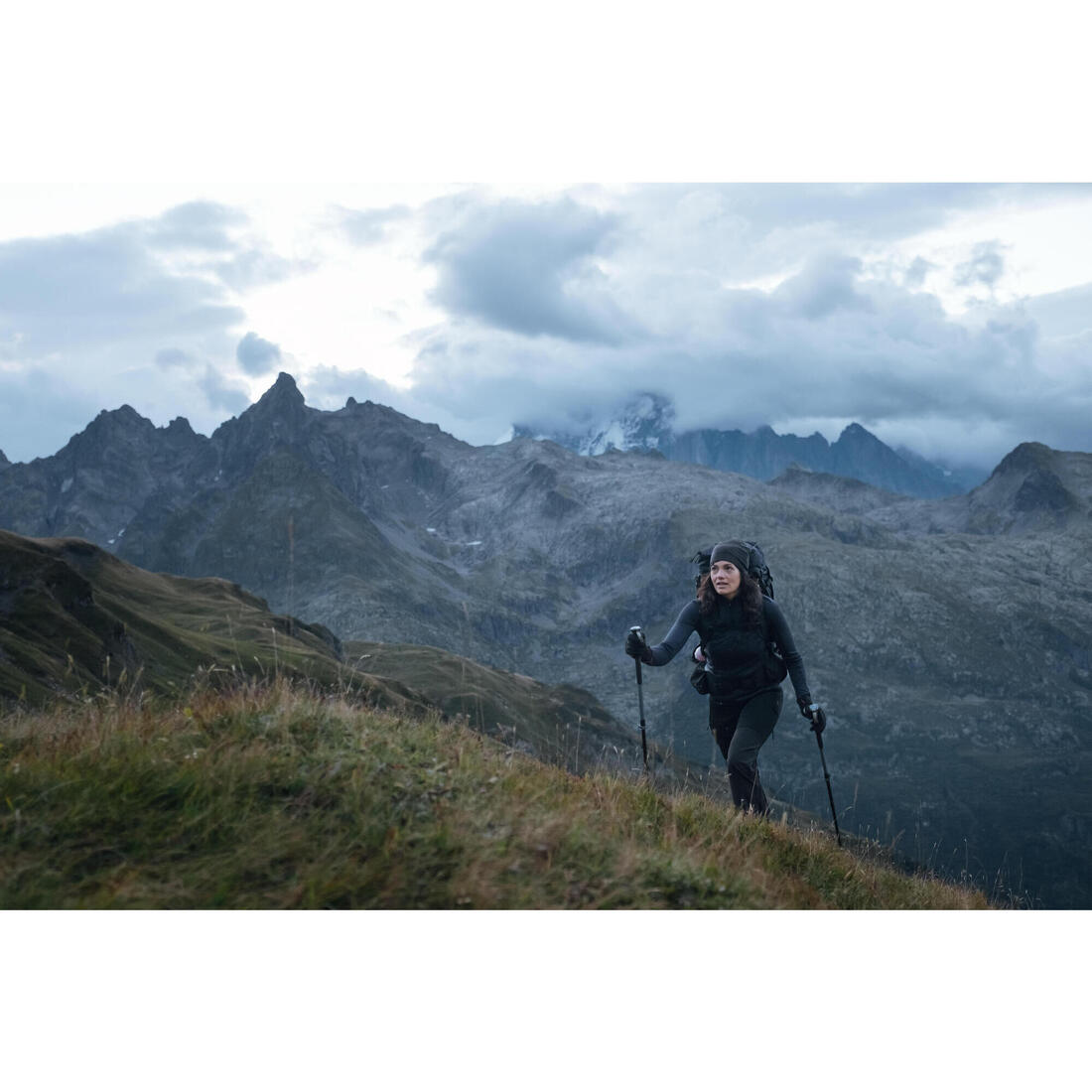 Pantalon déperlant de trek montagne - MT900 - Femme