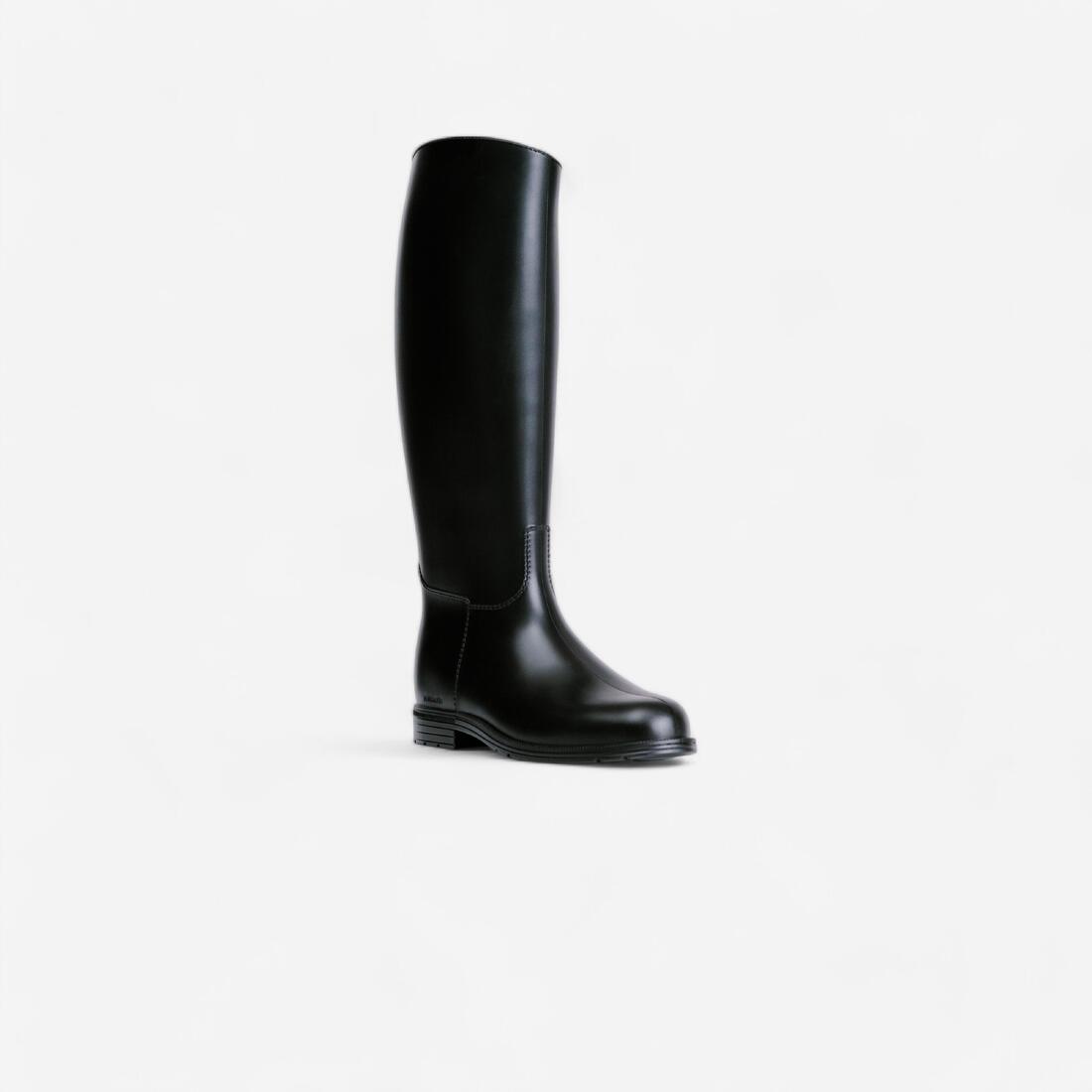 Bottes équitation adulte - 100 noir