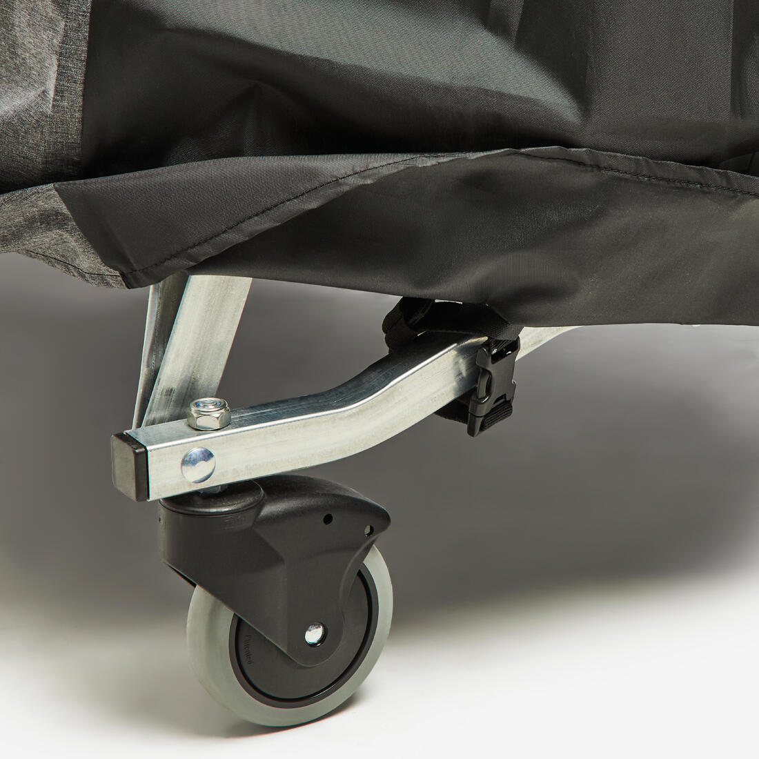 Housse pour table de ping pong de taille medium repliée - PPTC 530 Medium gris