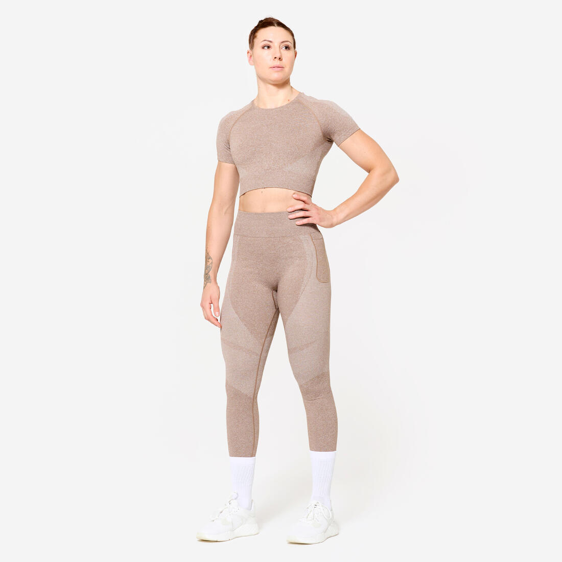 Legging poche téléphone taille haute Fitness Seamless