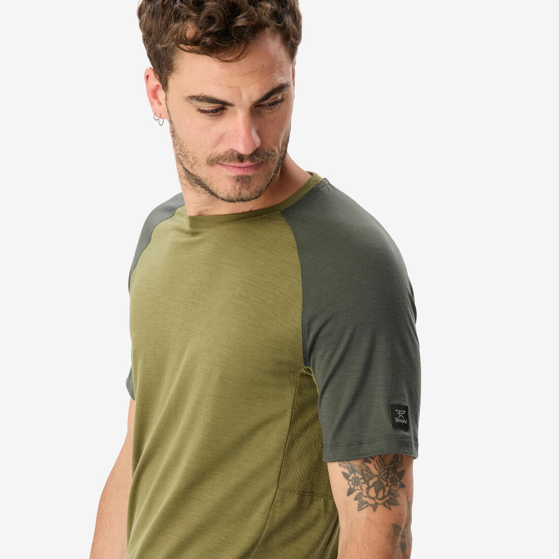 T-shirt manches courtes en laine mérinos homme, Merino Resist