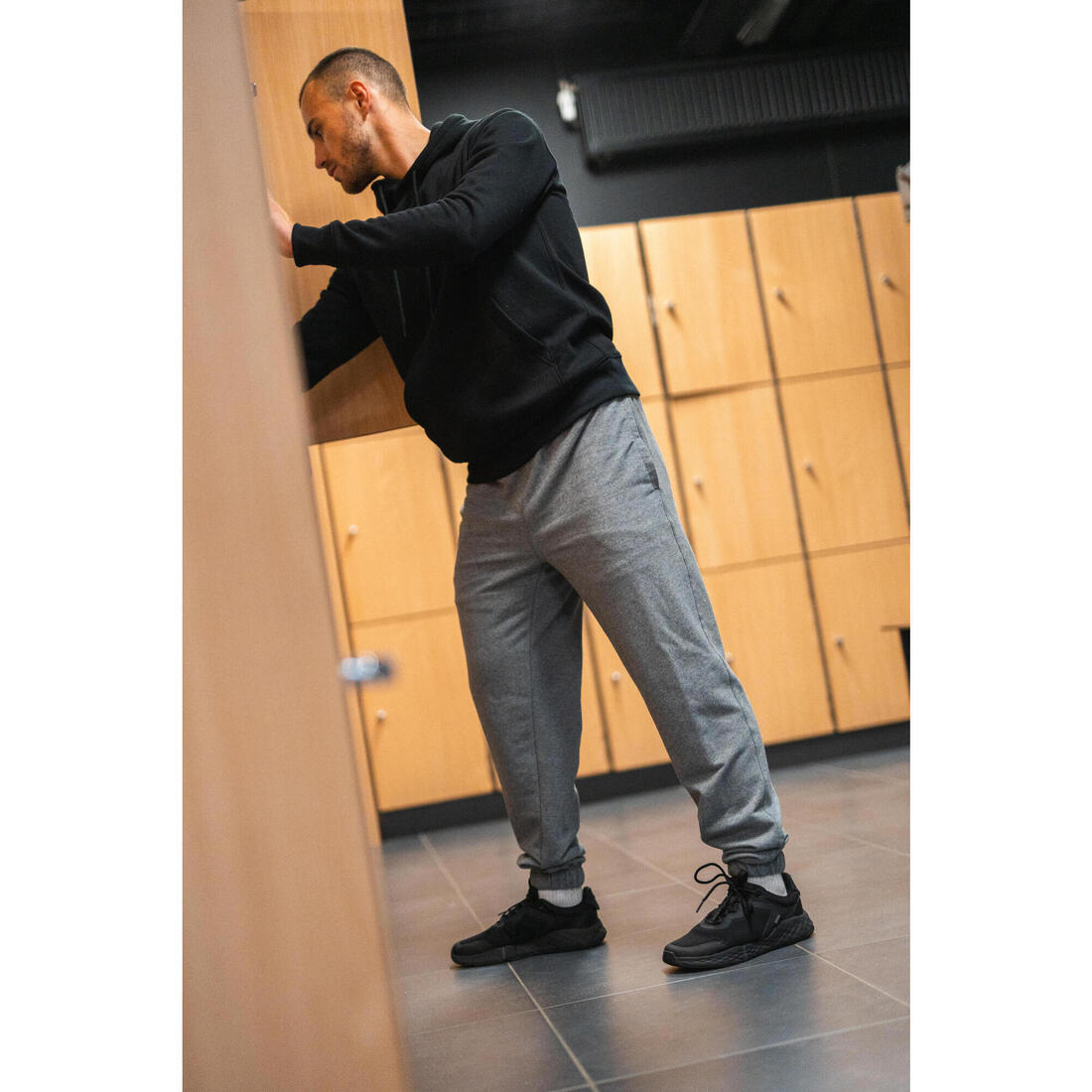 Sweat à capuche chaud en molleton homme