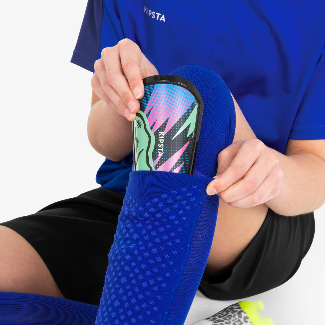 CHAUSSETTES DE FOOTBALL ENFANT EASY POCKET