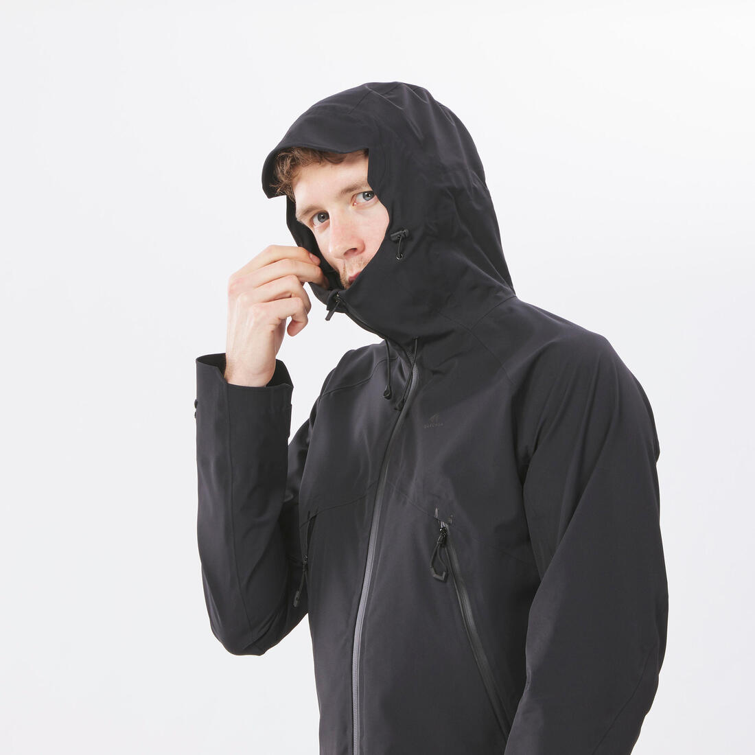 Veste légère imperméable de randonnée - mh500 - homme