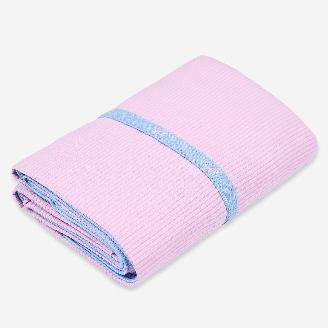 Serviette de bain microfibre côtelée taille XL 110 x 175 cm, bleu foncé