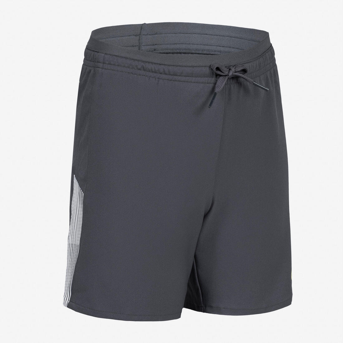 SHORT DE FOOTBALL ENFANT VIRALTO KIDS GRIS BANDE
