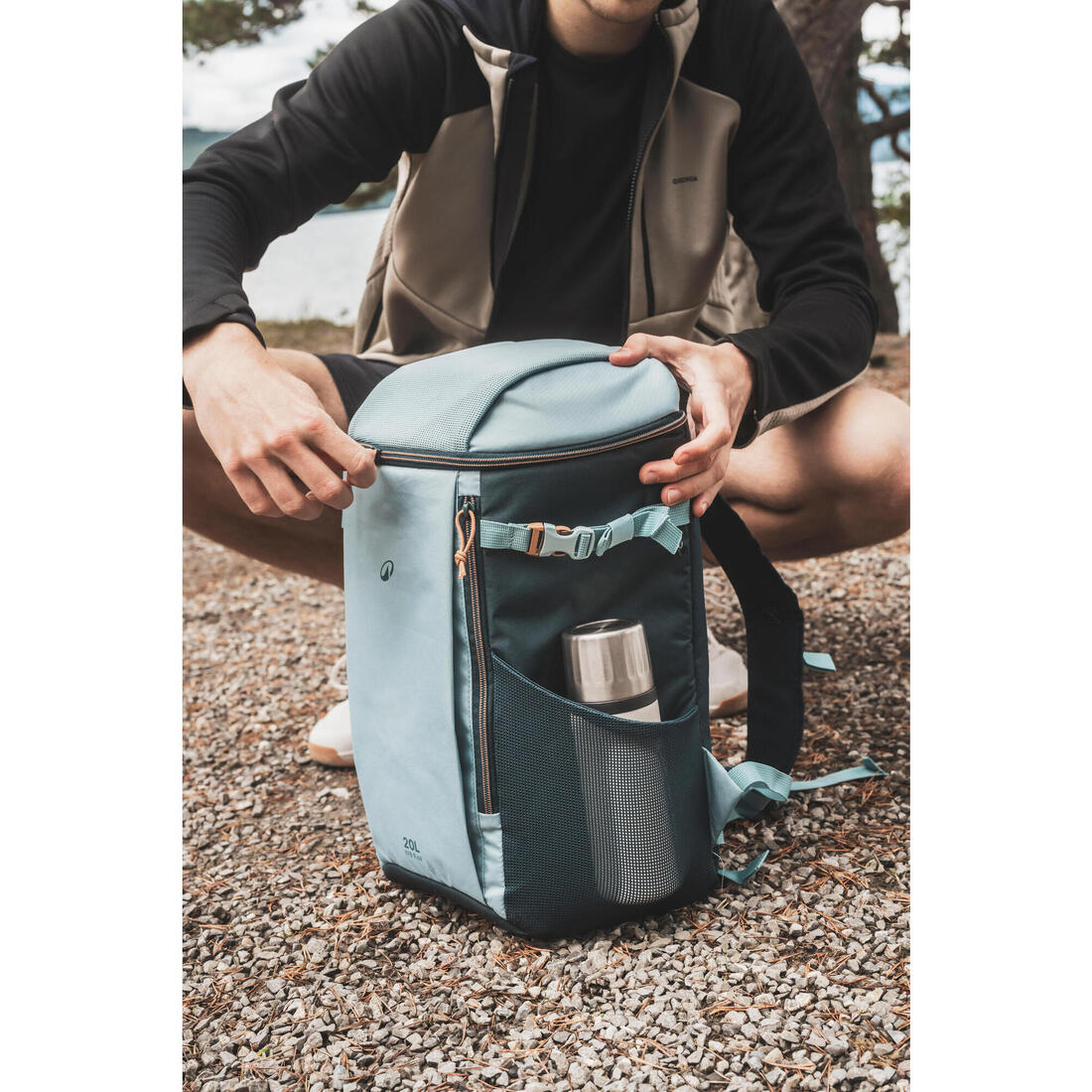 Sac à dos glacière 100 - 20 litres - isotherme et compact