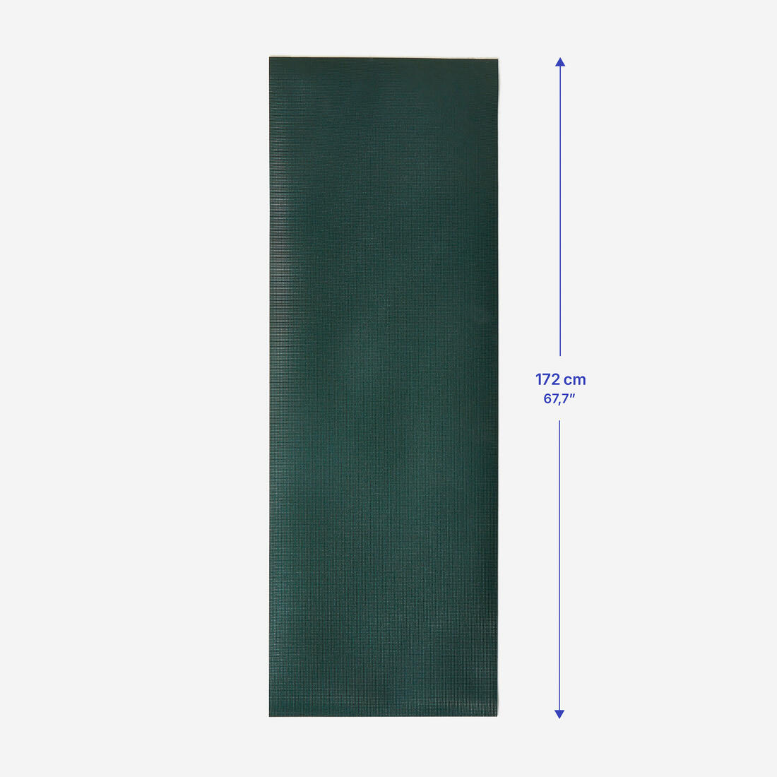 Tapis de yoga doux épaisseur 4mm, vert fonce