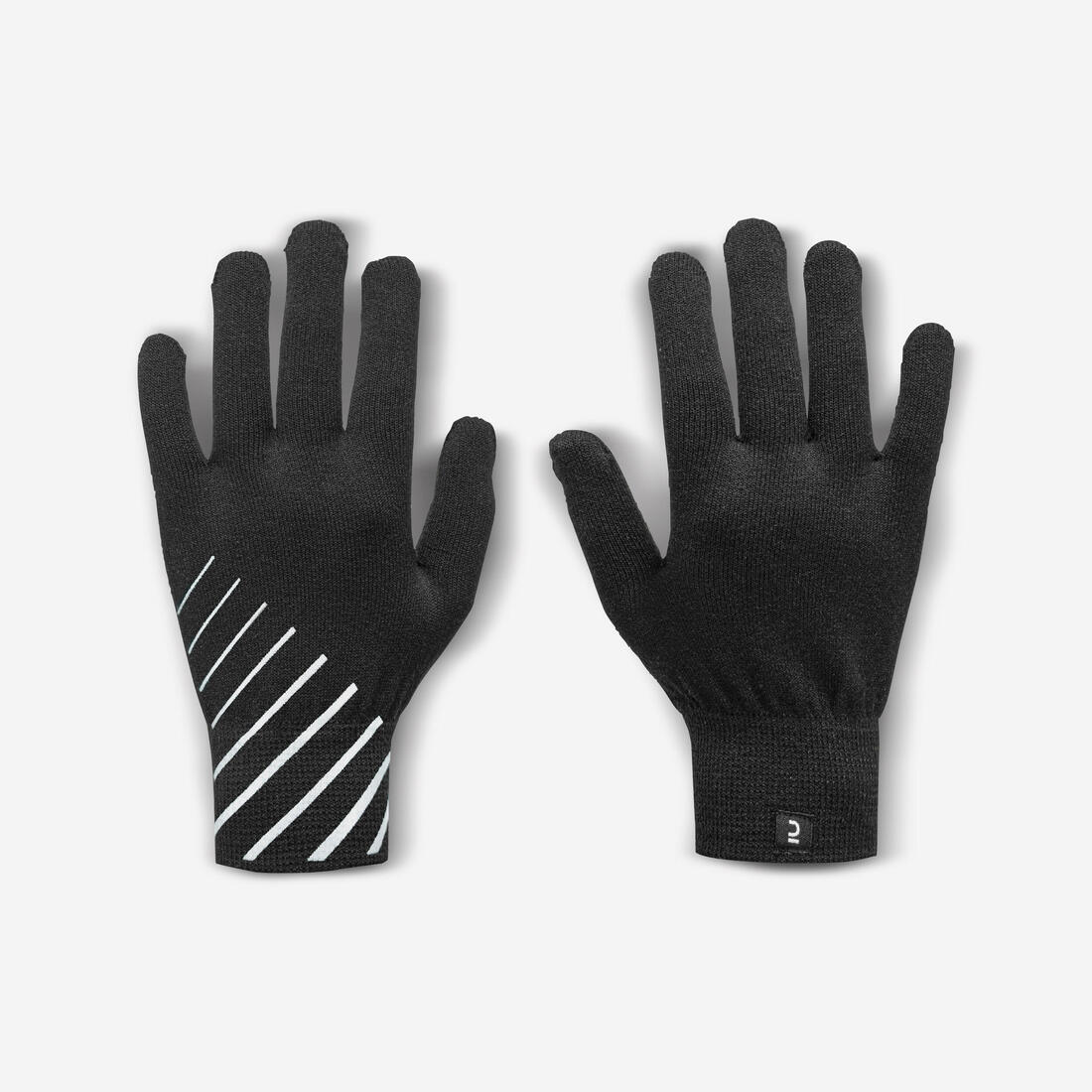 GANTS DE RUNNING ENFANT - KIPRUN WARM NOIR
