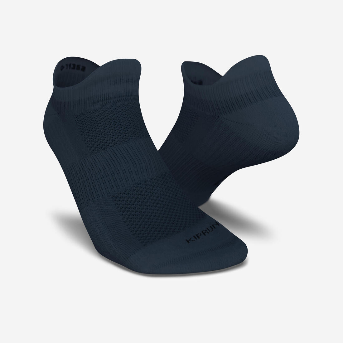 CHAUSSETTES DE RUNNING INVISIBLES RUN500 X2 BLEUES