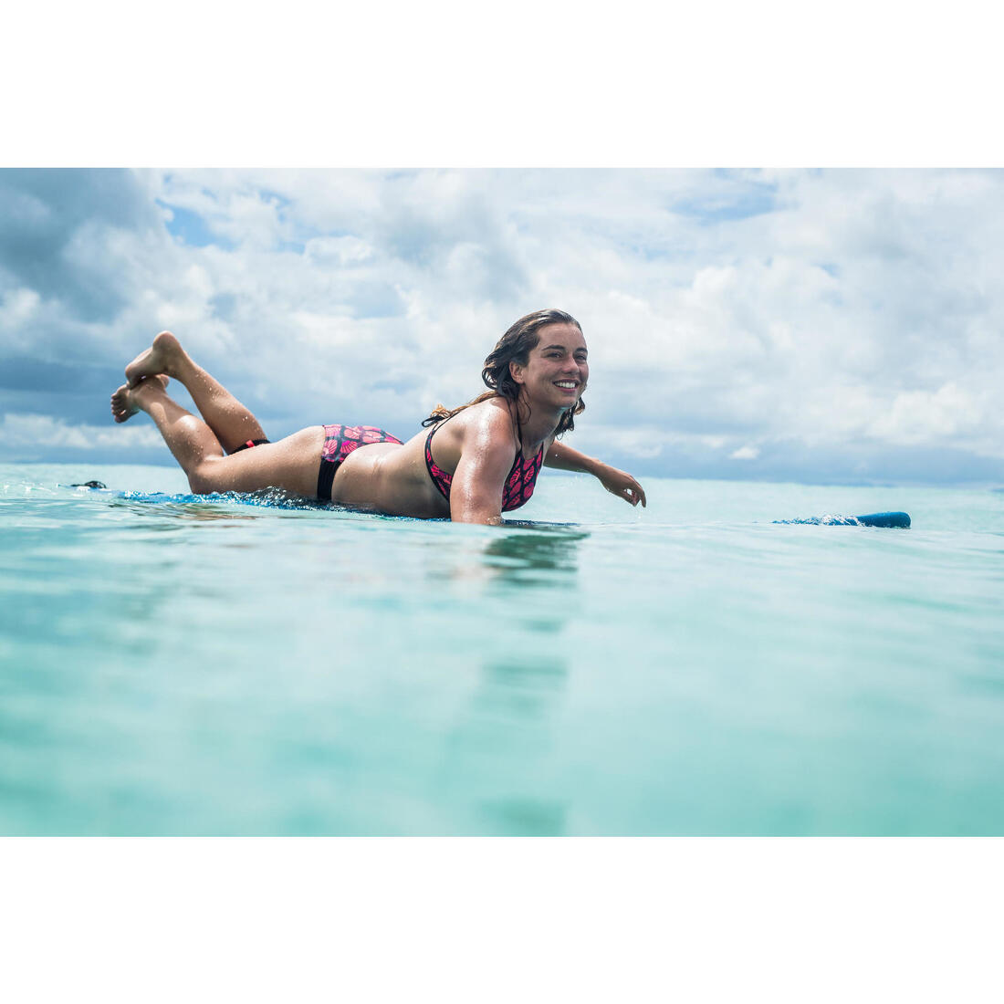 Haut de maillot de bain femme brassière de surf dos dégagé ANDREA KOGA MALDIVES